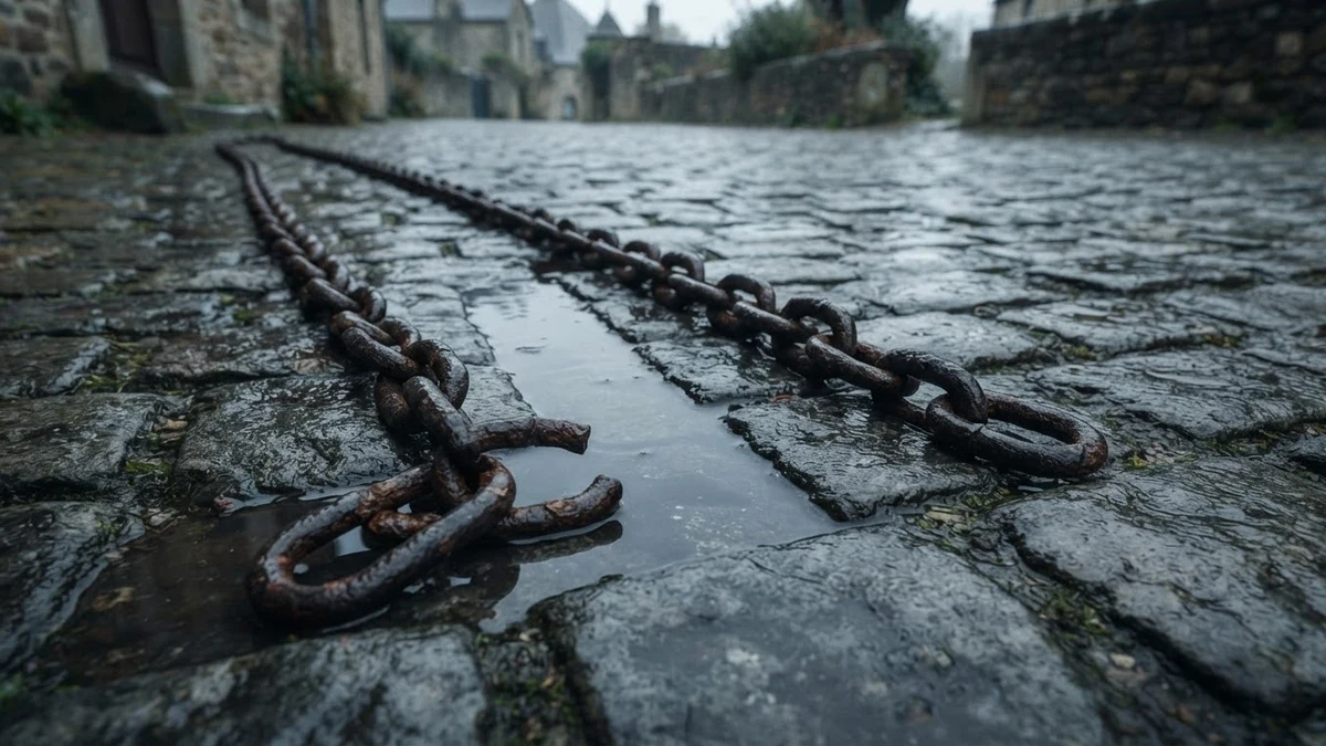 Two chain ends that never meet, illustrating a styled hashtag that never joins the plain hashtag Two chain ends that never meet, illustrating a styled hashtag that never joins the plain hashtag